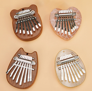 Gỗ Rắn 8-Lưu Ý <span class=keywords><strong>Mini</strong></span> Ngón Tay Cái Đàn Piano Kalimba Xách Tay Năm Ngón Tay Đồ Chơi Cho Trẻ Em Giáo Dục Cụ Vui Vẻ Để Chơi - Product Image 5