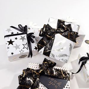 High Quality Disposable Coated Silicone Virgin 80g 43*300cm Birthday Hot Stamping Gift <b>Wrapping</b> <b>Paper</b> - Product Image 6