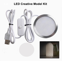 Kit de lampe LED 3D multifonctionnel décoratif 001 compatible avec la lampe de table Bambu Lab