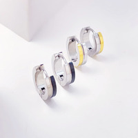 Boucles d'oreilles créoles tendance pour femmes de haute qualité, plaquées or 14 carats, en acier inoxydable, étanches, design ajouré, personnalisables, emballage sur mesure