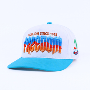 Gorras <span class=keywords><strong>Loco</strong></span> con Bordado Puff Personalizado, Gorras Bordadas en 3D de Dos Tonos, Gorras de Béisbol Estructuradas Personalizadas OEM, Fabricante de Gorras de Dos Tonos - Product Image 1