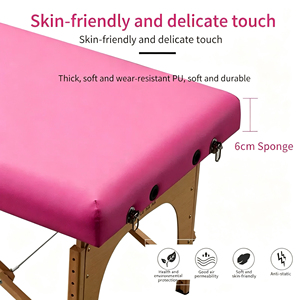 <span class=keywords><strong>Table</strong></span> <span class=keywords><strong>de</strong></span> <span class=keywords><strong>massage</strong></span> pliante portable multifonctionnelle en bois à 2 sections avec éponge haute densité <span class=keywords><strong>pour</strong></span> femmes enceintes, idéale <span class=keywords><strong>pour</strong></span> la maison, la salle <span class=keywords><strong>de</strong></span> sport, la chambre et la salle <span class=keywords><strong>de</strong></span> bain - Product Image 2