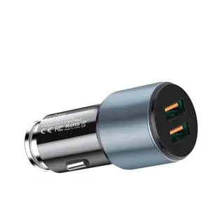 Aluminium legierung C Smart Schnell ladegerät 5 V3A Dual USBS Handy Auto ladegerät für iPhone