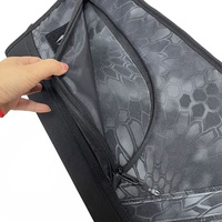 Sac de transport tactique souple à cadre externe, style national, étanche, 48 pouces, avec fermeture éclair, en velours, bandoulière arquée, polyester