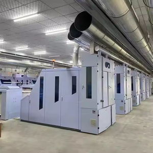 HURUI HR1238 Capacité de production de 140 kg/h pour la cardage à filature, machine à cardage à large largeur à haut rendement pour fibres chimiques de coton - Product Image 2