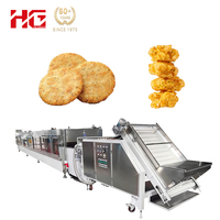 Ligne de production de chips de riz entièrement automatique en acier inoxydable, solution clé en main pour usine, capacité personnalisée, grande échelle, pour snacks.