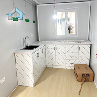 Casa Modular Aislada Antideslizante al por Mayor, Casa Pequeña Expandible, Casa Modular de 20 pies para Vivienda Diaria en el Campo