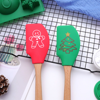 Ustensile de cuisine solide résistant à la chaleur, spatule de qualité alimentaire en Silicone
