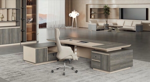 Nuovo design executive office <span class=keywords><strong>manager</strong></span> L a forma di MDF scrivania - Product Image 4
