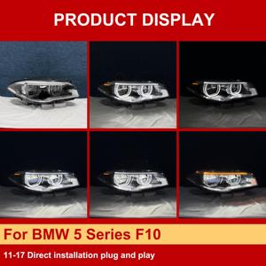 Accessoires automobiles J ONE, phare <span class=keywords><strong>LED</strong></span> LCI pour BMW Série 5 F10 2011-2017, mise à niveau retrofit, plug and play - Product Image 2