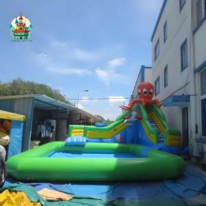 Diskon besar <span class=keywords><strong>2025</strong></span> permainan Seluncuran air gurita tiup Tarpoulin PVC permainan kolam renang ukuran kustom menyenangkan luar ruangan untuk penggunaan rumahan - Product Image 4