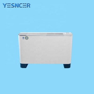 small floor standing exposed ultra thin/slim water radiator fan coil units for hotels - Product Image 1