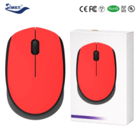 Souris optique sans fil HM8177 1200DPI, mini souris USB portable pour ordinateur portable, ordinateur de bureau, jeux, bureau