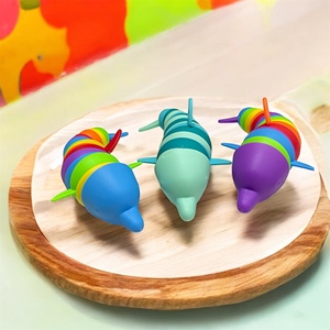 Divertidos Juguetes De Alivio Del Estrés Tiburón Del Océano Y Insectos Científicos Coloridos Animales Tipo De Manipulación De - Product Image 1