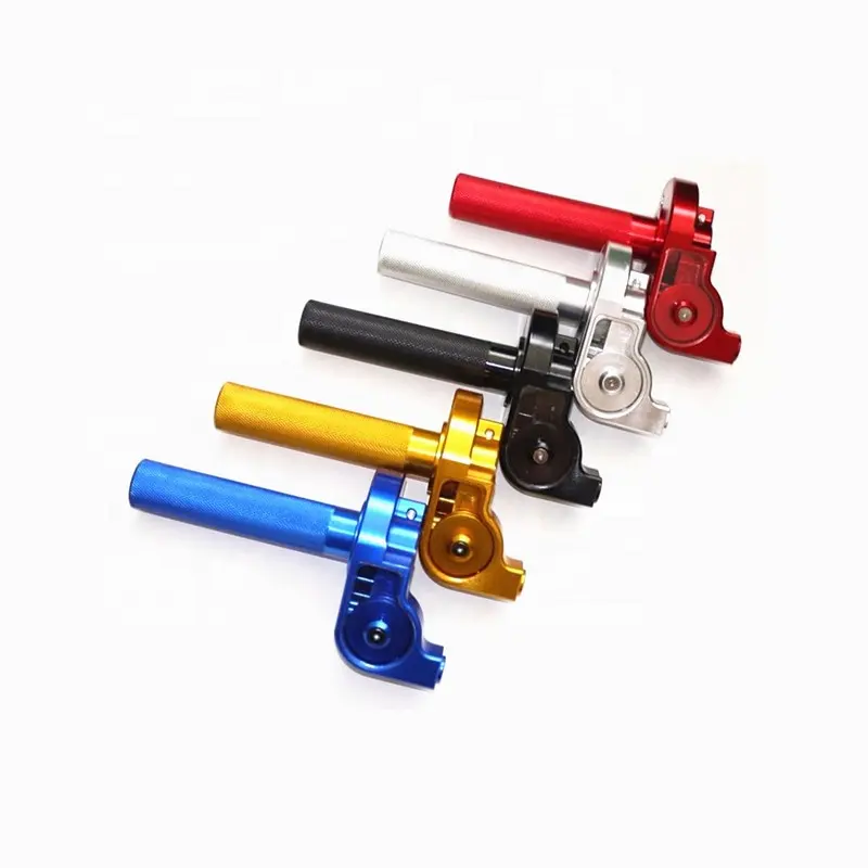 Motorcycle Parts Quick Action Gas Throttle Twist Throttle Grip CNC Aluminum Handle Grip Universal Motorcycle Most Motorcycles