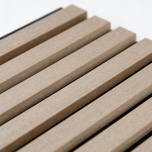 Panneaux muraux insonorisants de qualité supérieure, panneaux acoustiques en <span class=keywords><strong>bois</strong></span> à lattes, panneaux muraux en <span class=keywords><strong>bois</strong></span> pour la décoration intérieure - Product Image 1