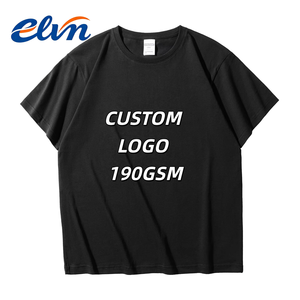 Camiseta de Algodón 100% de 190 g/m² con Logotipo Personalizado al por Mayor, Camiseta Blanca Unisex para Hombre y Mujer, Impresión al por Mayor - Product Image 1