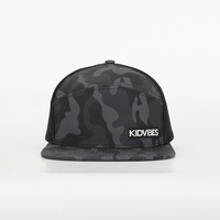 Casquette Snapback de canard camouflage à bord plat vierge de haute qualité Camouflage étanche Style sportif Logo personnalisé Patch en caoutchouc impression numérique