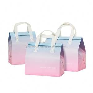 Sac isotherme promotionnel personnalisé avec logo, réutilisable, en non-tissé, pour le transport de repas, vente en gros - Product Image 1