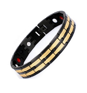 Pulsera de Terapia Magnética de Germanio FIR, Equilibrio Iónico, Piedra Curativa Natural, Gema Energética, Alivio del Estrés Magnético - Product Image 6