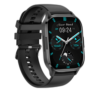 Reloj Inteligente Deportivo Económico OEM con Logotipo Personalizado, Reloj Inteligente de Lujo Dorado Compatible con Android