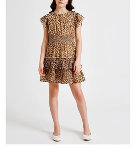 Vestido de Verano de Algodón para Niñas con Diseño Divertido, Tela Transpirable y Ajuste Cómodo, Perfecto para Actividades al Aire Libre y Uso Casual - Product Image 3