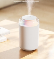 Humidificateur d'air Big Fog Spray Humidificateur Aromathérapie Diffuseur d'huiles essentielles Purificateur d'air Colorful Night Lamp Home