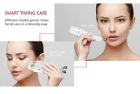 Masseur facial portable 3-en-1 étanche avec technologie de micro-courant pour le soin du visage et des yeux et le remodelage du cou/du visage