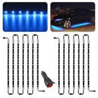 Kit de Iluminación LED Rosa Neón de 36 LED, 4 Piezas, para la Parte Inferior del Automóvil y la Caja de la Camioneta, Nuevo, para 12v y 24v