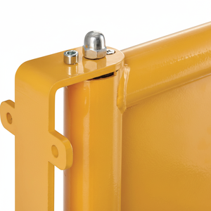 LIPHOCO Barrière de sécurité universelle en aluminium robuste à fermeture automatique, largeur réglable, revêtement électrostatique en poudre, pour entrepôt - Product Image 1