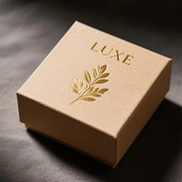 Coffret cadeau bougie kraft personnalisé pour exportation boîte d'emballage cosmétique parfum aromathérapie avec gaufrage