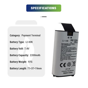 Высококачественный 7,2 в 2200 мАч литий-ионный аккумулятор Spire SPG7 LB74V22H, замена для терминала POS SP60 - Product Image 3