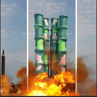 Missile de simulation gonflable Modèle de missile gonflable Missile gonflable Scud pour l'exercice