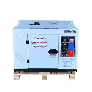 Hot Sale Soundproof Air Cooled 8KW 9KW 10KW Portable Diesel Generator Set for Home Use