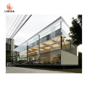 Stile europeo moderno edificio con doppi vetri di vetro facciata in lega di alluminio <span class=keywords><strong>bastone</strong></span> tenda pareti sistema <span class=keywords><strong>per</strong></span> ufficio Hotel esterno - Product Image 6