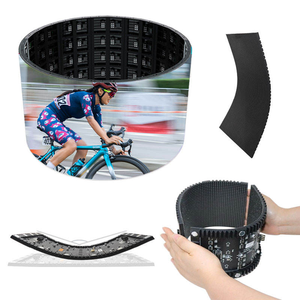 Haute qualité personnalisable créatif doux Flexible LED écran d'affichage usine directe incurvé publicité anneau Cyclindrcial vidéo - Product Image 5