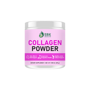 Approvisionnement direct usine : Poudre de collagène bovin hydrolysé 4000 mg, non-OGM, sans arôme, pour la santé des cheveux, de la peau et des ongles – Supplément multi-collagène - Product Image 1