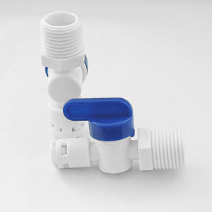 Válvula de bola para filtro de agua, rosca macho de 4,5 a rosca macho de 2,5, conexión rápida para purificador, accesorios para tuberías de PE - Product Image 2