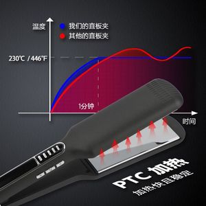 ยูทรัสต์เครื่องหนีบผมเซรามิกไทเทเนียมขนาด 50 มม. ควบคุมอุณหภูมิได้ 5 ระดับ PTC ให้ความร้อนได้รวดเร็วและมั่นคง - Product Image 1