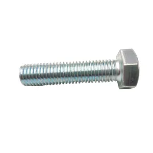 2022 Hot Sale DIN933 Full Thread Hexagon Bolt Stainless Steel SS304 316 For Construction