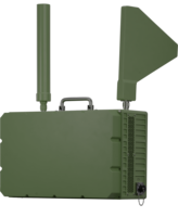 Dispositif de localisation de drones portable robuste DF-04 IP66 avec support trépied pour la surveillance des espaces aériens en plein air lors de rassemblements massifs