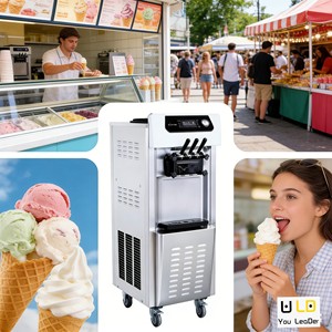 Nuova Macchina Automatica per Gelato per Gelaterie e Ristoranti, Uso Commerciale, Macchina per Gelato Soft in Plastica - Product Image 6