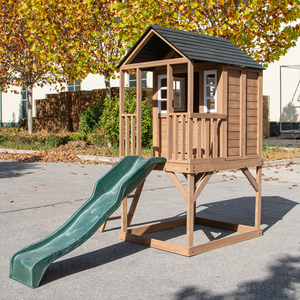 Outdoor Jungle Gym Wooden Climbing Frame Backyard Small <b>Slide</b> <b>and</b> <b>Swing</b> Playground <b>Set</b> Playground <b>Swing</b> <b>Set</b> Kit with <b>Swing</b> Seat - Product Image 4