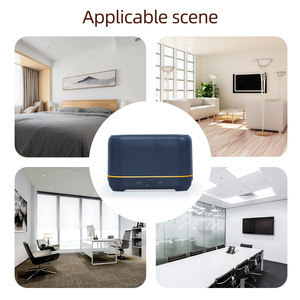 Diffuseur d'arômes et humidificateur 0,5 L USB portable avec lampe de bureau à lumière d'ambiance et télécommande pour usage au bureau - Product Image 4