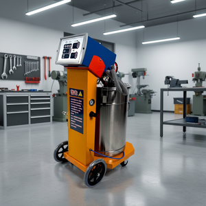 Pistola <span class=keywords><strong>de</strong></span> Pulverización Manual para Recubrimiento Electrostático en Polvo, Venta Directa <span class=keywords><strong>de</strong></span> Fábrica en China, con PLC y <span class=keywords><strong>Horno</strong></span> <span class=keywords><strong>de</strong></span> <span class=keywords><strong>Curado</strong></span> para <span class=keywords><strong>Pintura</strong></span> Metálica - Product Image 1