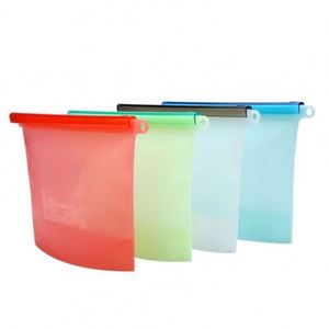 500/1000/1500/4000ml Silicone Food Storage Bags Reusable Food Fresh-keeping Bag Seal Freezer Cooking Fresh Bags - Product Image 1