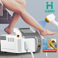 Appareil d'épilation au laser diode 808nm portable, prix d'usine Huamei, grande puissance