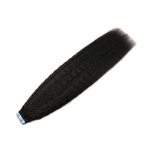 Extensiones de cabello humano virgen KKS modelo de cuerpo recto rizado onda HD cinta Invisible de encaje en estilo de onda Natural - Product Image 3