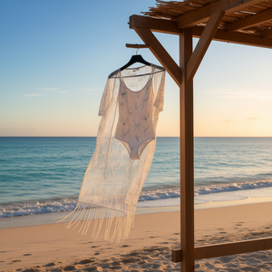 Copricostume Sexy da Donna in Chiffon per l'Estate, Sarong Bikini, Copricostume Kaftan da Spiaggia W21054-11 - Product Image 3