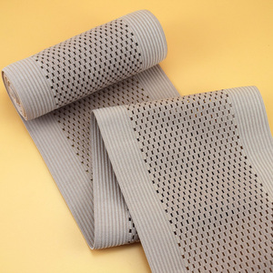 <span class=keywords><strong>Cinta</strong></span> de malla de banda elástica de ganchillo personalizada de fábrica verificada, banda elástica abdominal de punto, cinturón adelgazante para ropa - Product Image 3